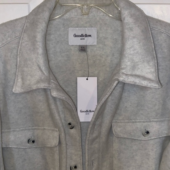 Goodfellow & Co Gray Button-Up Jacket - Picture 2 of 12